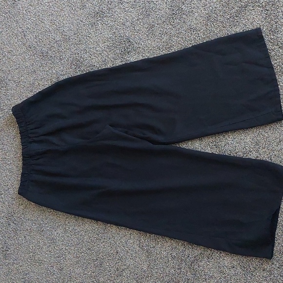 Bryn Walker High Rise Wide Leg Elastic Waist Pull On Pant Large Minimalist - Picture 7 of 7